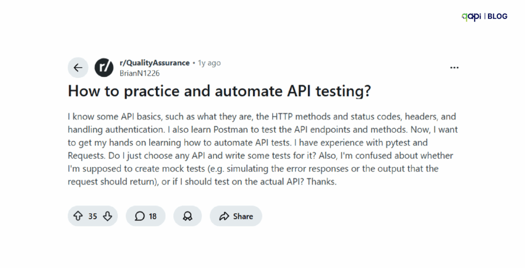 Automate API Testing